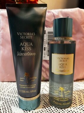 (Inventory 45) Victoria’s Secret Aqua Kiss Vacation Lotion & Mist